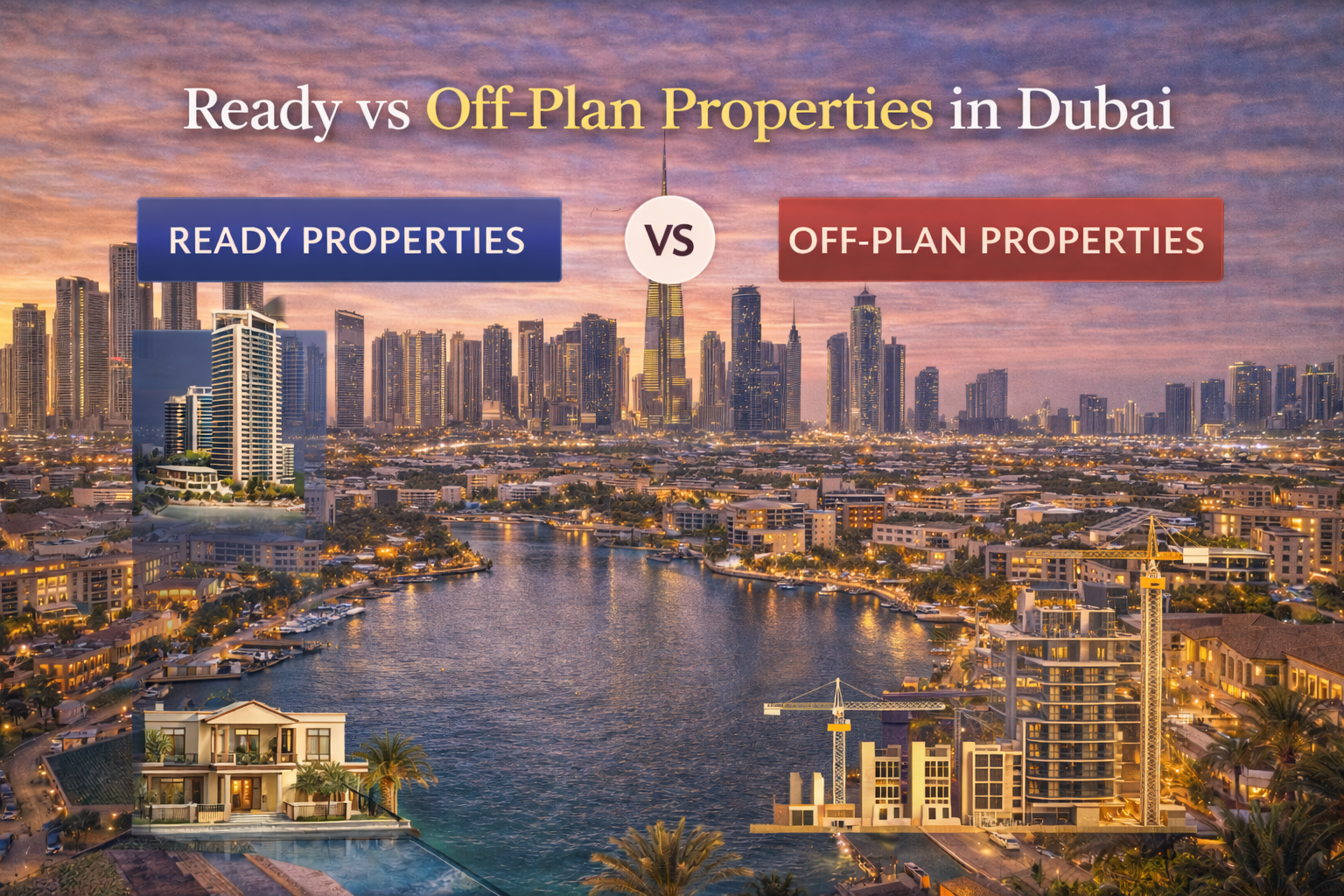 Ready vs Off-Plan Properties in Dubai
